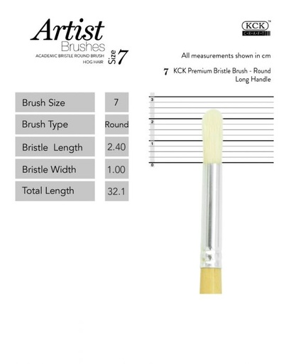 [0290583] Kck Bristle Brush Round-  #07