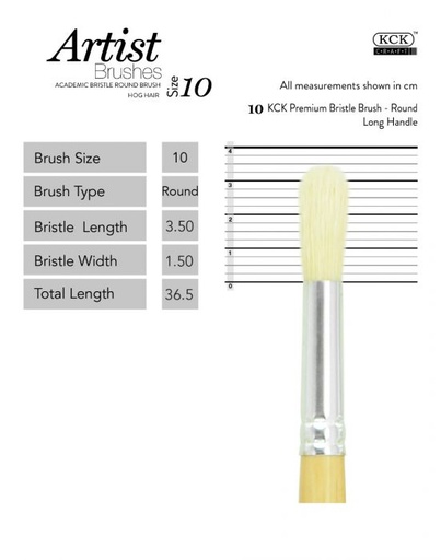 [0290586] Kck Bristle Brush Round-  #10