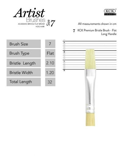 [0290594] Kck Bristle Brush Flat-  #07