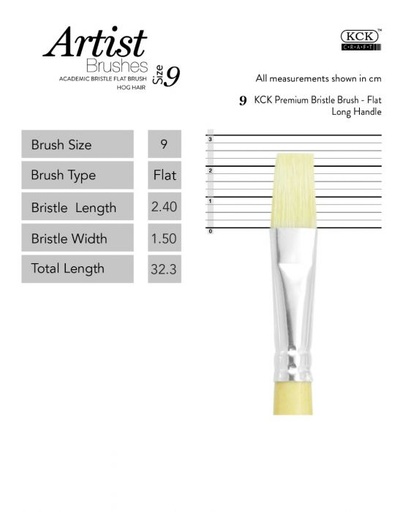 [0290595] Kck Bristle Brush Flat-  #09