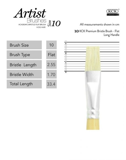 [0290596] Kck Bristle Brush Flat-  #10