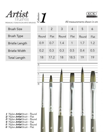 [0290629] KCK 2TONE NYLON BRUSH SET- INTRO1