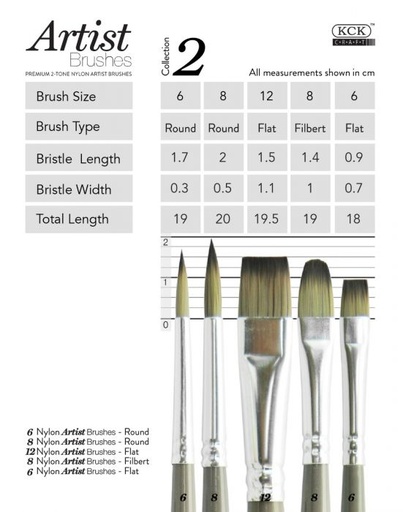 [0290630] KCK 2TONE NYLON BRUSH SET- INTRO2