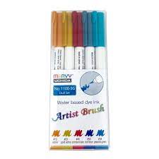 [0290710] Marvy Artist Brush Set - Dull 