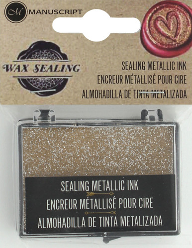 [0189989] Sealing Metallic Ink Pad - Gold