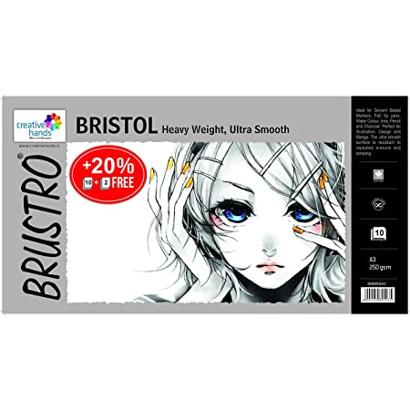 [2003245] Bristol HW Paper 250GSM A3 10+2 Sheets