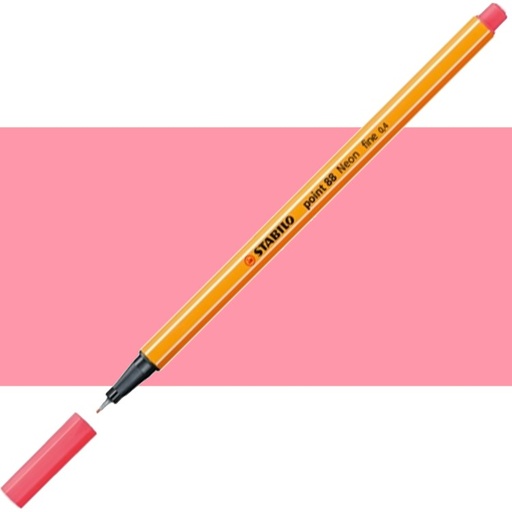 [0011022] Pen Fine Liner Point 0.4 Neon Red