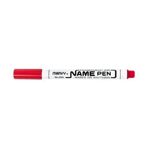 [0012367] MARVY-888 NAME PEN (RED)