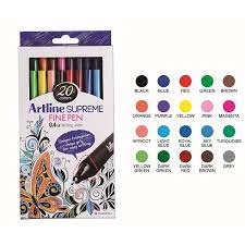 [0012379] Pen Artline Supreme Fine Set 20