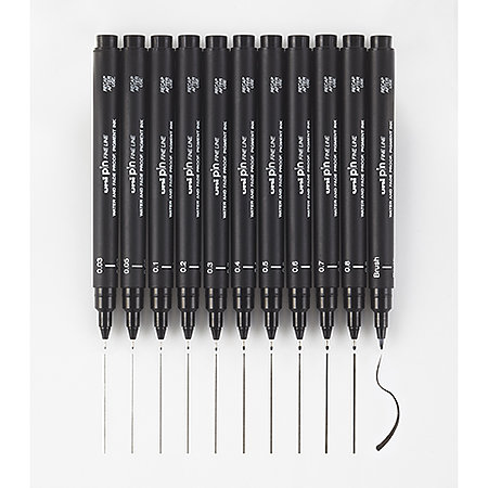 [0012445] Pen Uni Pin 0.1 Light Grey
