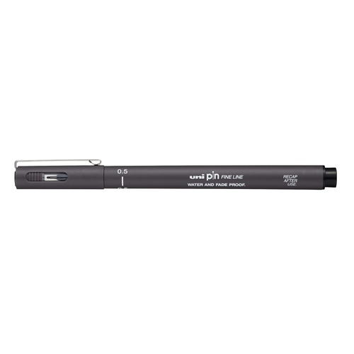 [0012447] Pen Uni Pin 0.5 Dark Grey