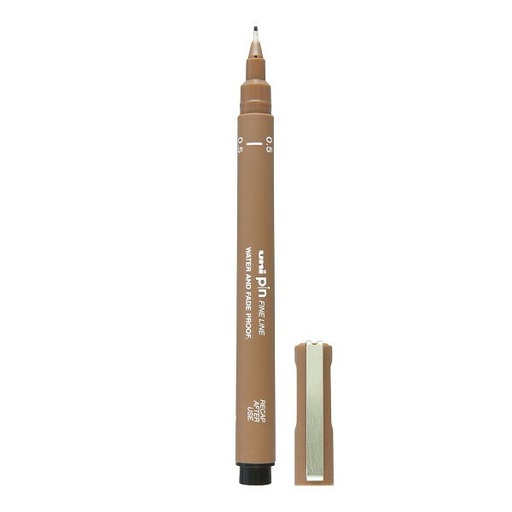 [0012449] Pen Uni Pin 0.5 Sepia