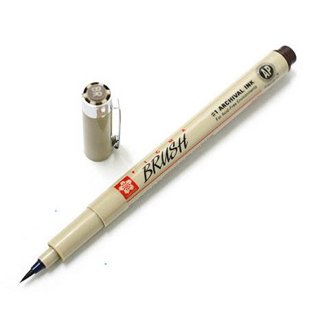 [0012510] Pigma Brush Pen Sepia 
