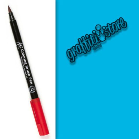 [0012541] Koi Colouring Brush Pen 137 Aqua Blue 