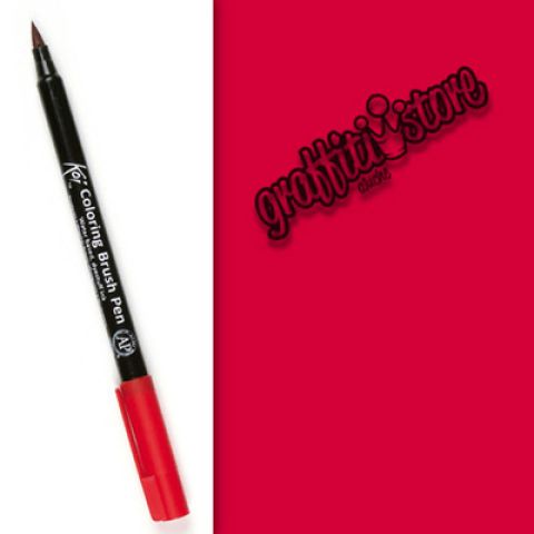 [0012582] Koi Colouring Brush Pen 18 Vermilion