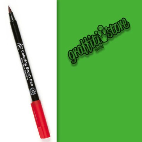 [0012587] Koi Colouring Brush Pen 27 Yellow Green 