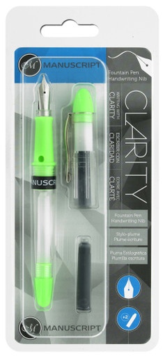 [0012639] Pen Clarity Fountain With Cartridge Irid