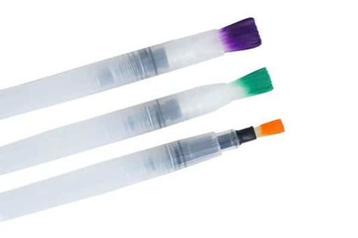 [0012663] Sqeeze Brush Flat Tips Set-3 pcs