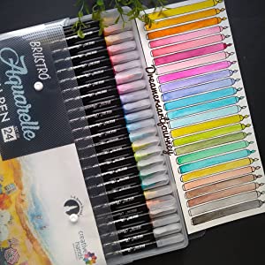 [0012679] Aquarelle Brush Pen Set 24