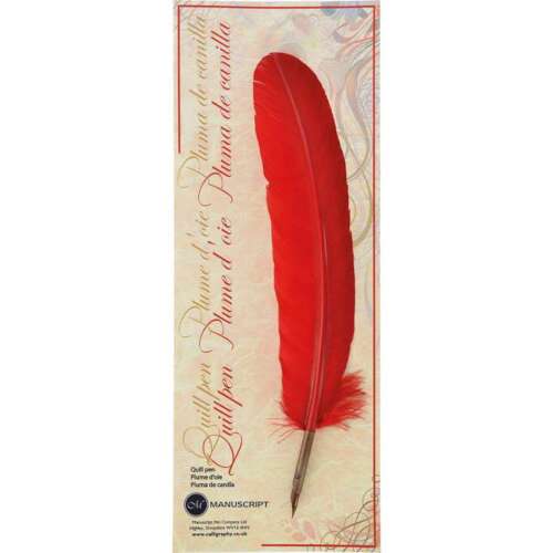 [0012710] Manuscript Quill Pen - Orange