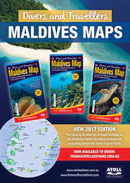 [1100187] Divers & Travellers Map - Southern Atolls