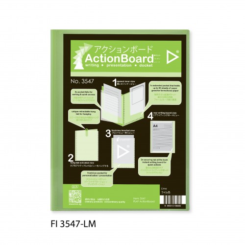 [0065321] KCK PLAY "ACTIONBOARD" A4- LIME