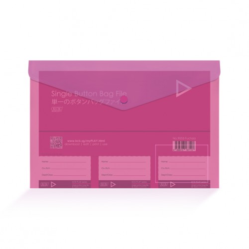 [0605077] Play Single Button Bag File - FI 9005-FU