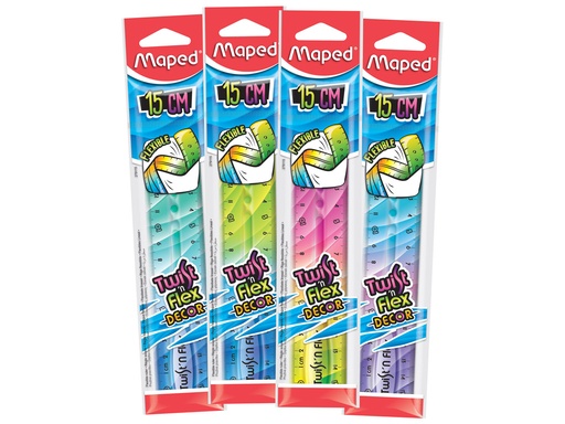 [0420561] Ruler Twist N Flex Decor 15cm