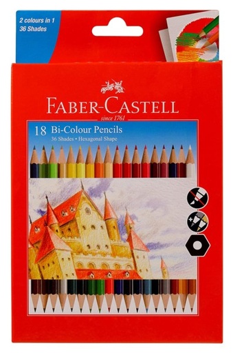 [0020614] Pencil Bi-Colour Set of 18