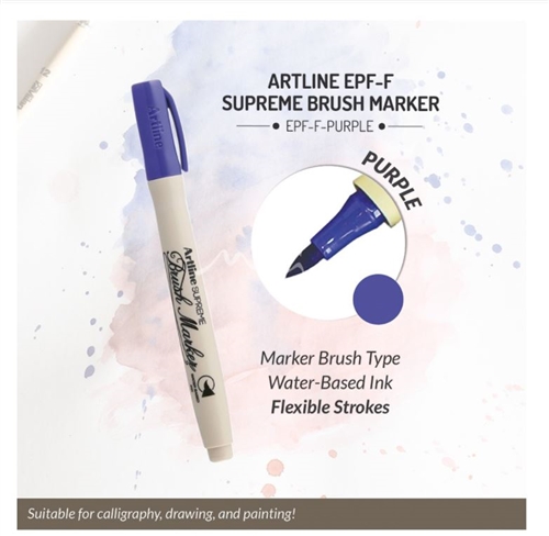 [0030543] Brush Marker Artline Supreme Purple