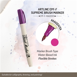 [0030548] Brush Marker Artline Supreme Magenta
