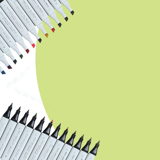 [0030684] Marker Sketch Twin Tip Alcohol Based Yellow Green G804