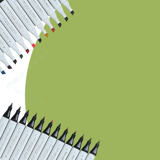 [0030685] Marker Sketch Twin Tip Alcohol Based Petits Pois G825