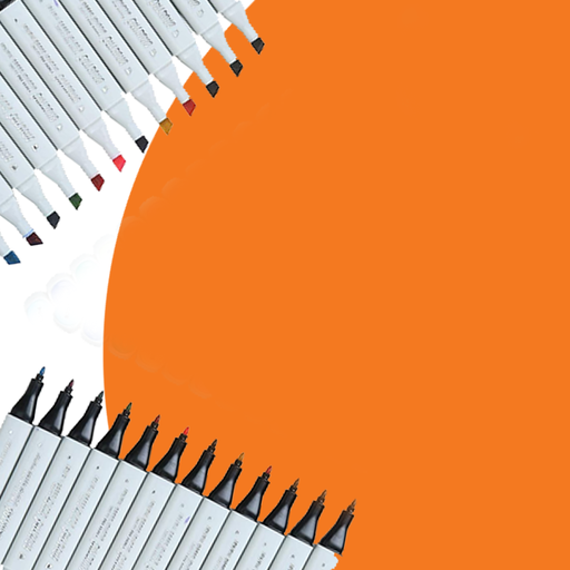 [0030696] Marker Sketch Twin Tip Alcohol Based Orange Y608