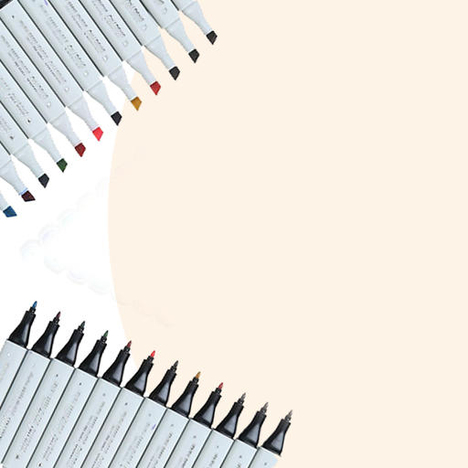 [0030700] Marker Sketch Twin Tip Alcohol Based Baby Skin Pink Y900