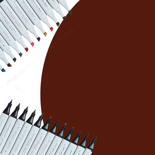 [0030702] Marker Sketch Twin Tip Alcohol Based Bitter Chocolate Y976