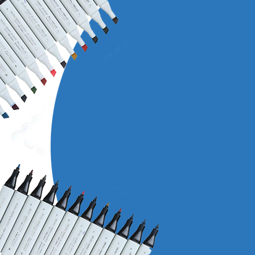 [0030703] Marker Sketch Twin Tip Alcohol Based Cobalt Blue B027