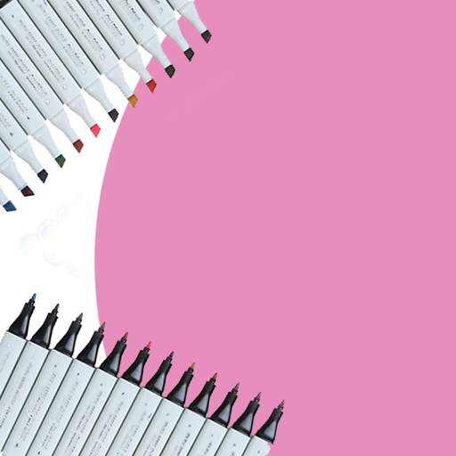 [0030718] Marker Sketch Twin Tip Alcohol Based Cerise R605