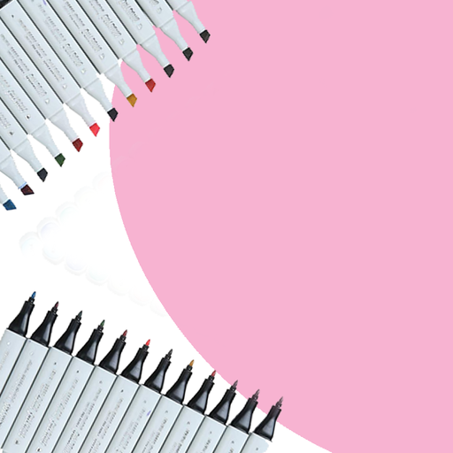 [0030720] Marker Sketch Twin Tip Alcohol Based Pastel Pink R503