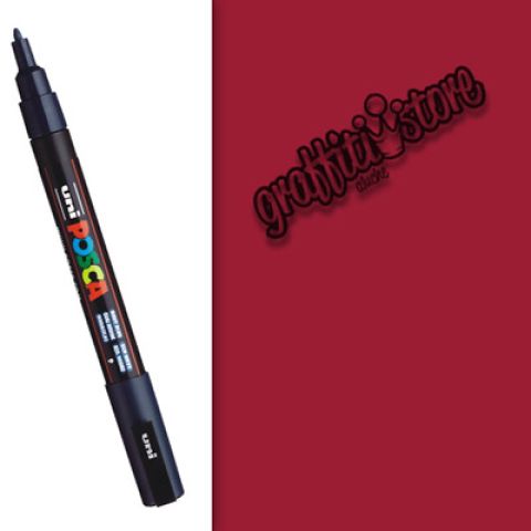 [0030750] Uni POSCA Pen 3M Dark red 12T