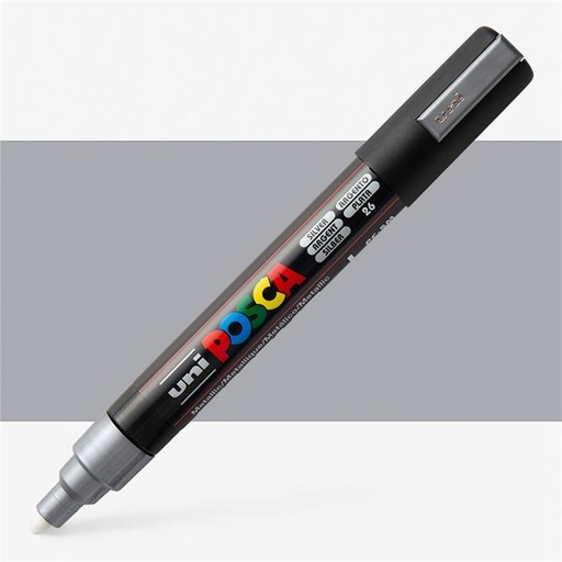 [0030757] Uni  POSCA 5M Silver 12T