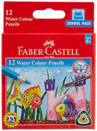 [0230014] Water Colour Pencils 12 Colours Short