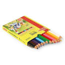[0230587] Colour Pencils 12 Shades - Half Size + Sharpener