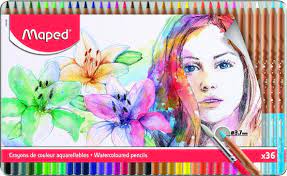 [0230612] Color Pencil Watercolor Metal ST=36cal