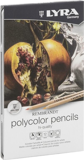 [0230632] Polycolour Pencils Tin Set-12c 
