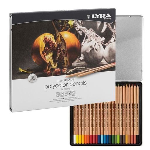 [0230634] Polycolour Pencils Tin Set-24c
