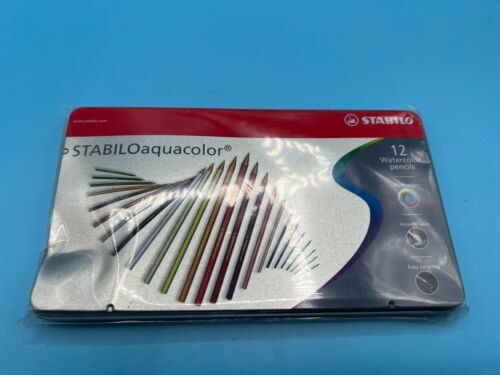 [0230640] Colour Pencil Aqua Metal Box 12 Colour