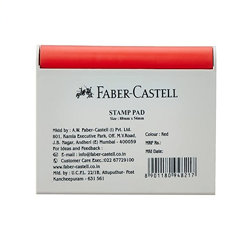 [0180608] Stamp Pad Small Red Small 