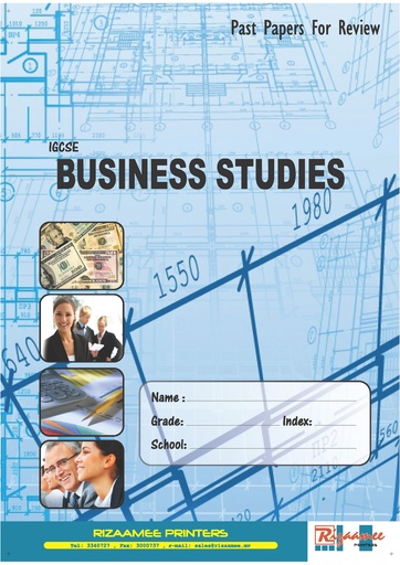 [0690049] O' Level Past Paper Business Studies