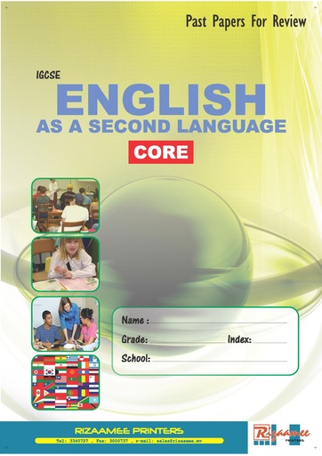 [0690051] O' Level Past Paper English Core